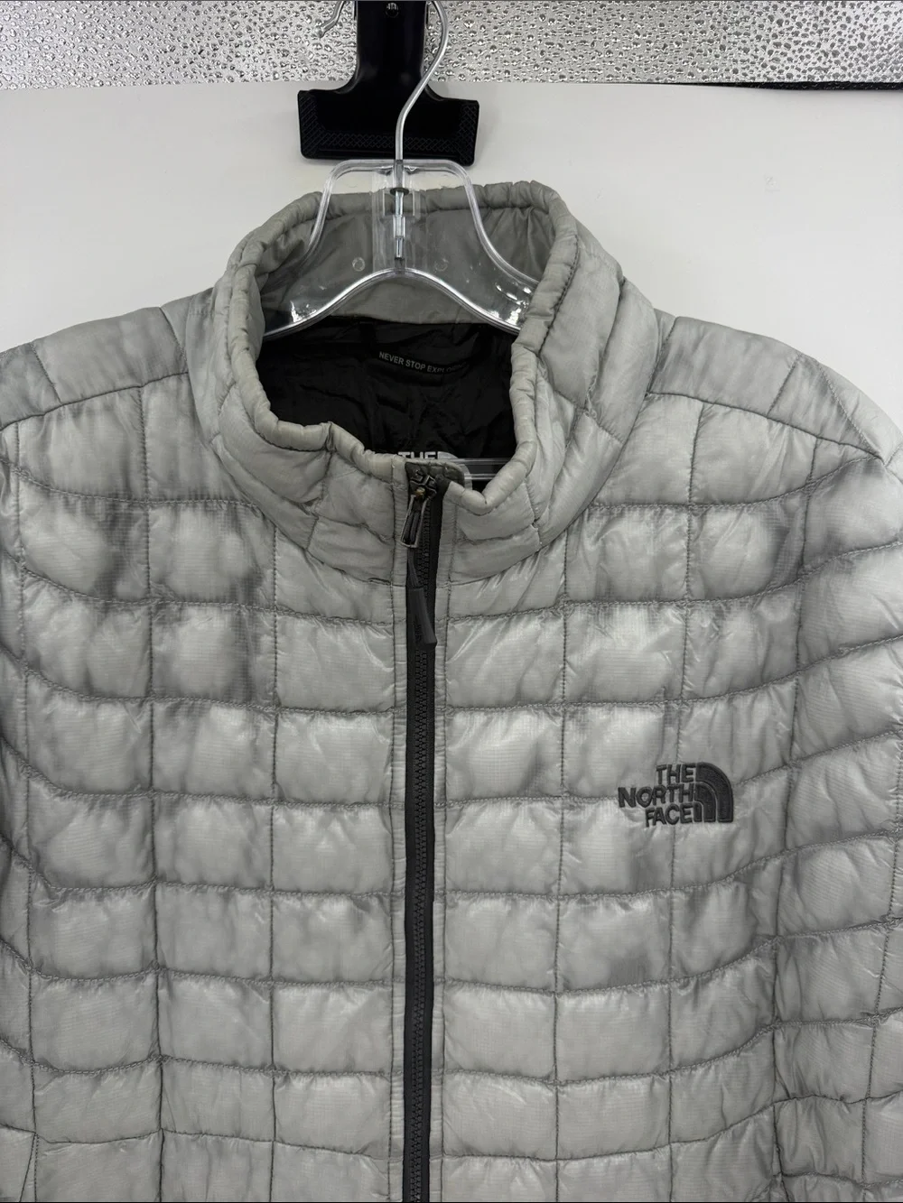 The North Face Men's Thermoball Quilted Jacket - Gray - Large